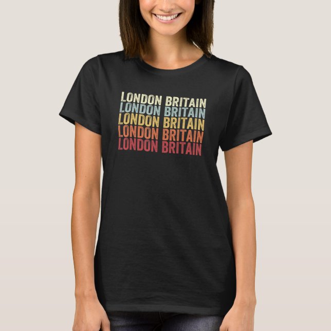 London Britain Pennsylvania London Britain PA Retr T-Shirt (Front)