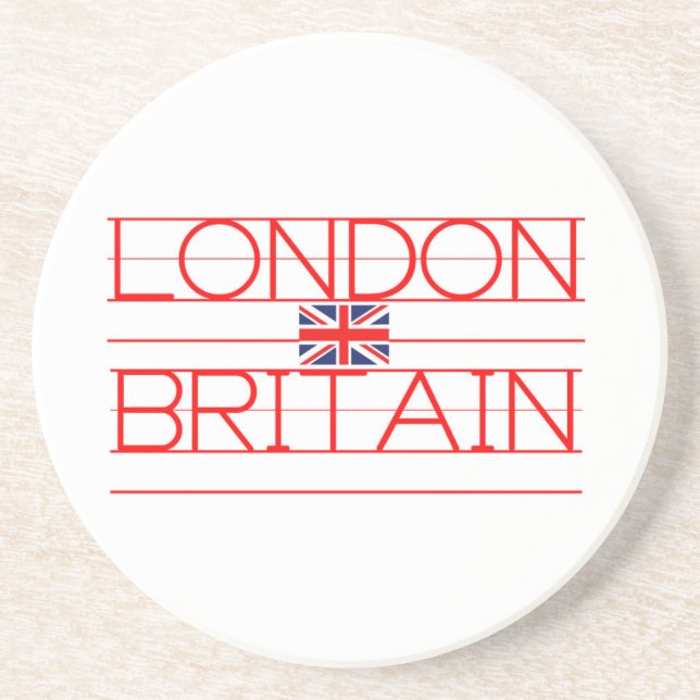 LONDON BRITAIN SANDSTONE COASTER (Front)