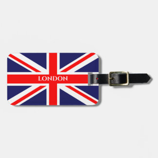 London  British Flag  Luggage Tag