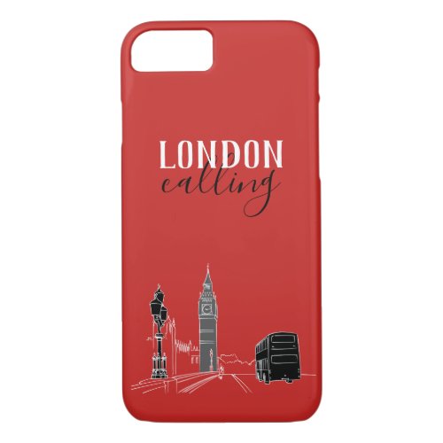 London British Red iPhone 87 Case