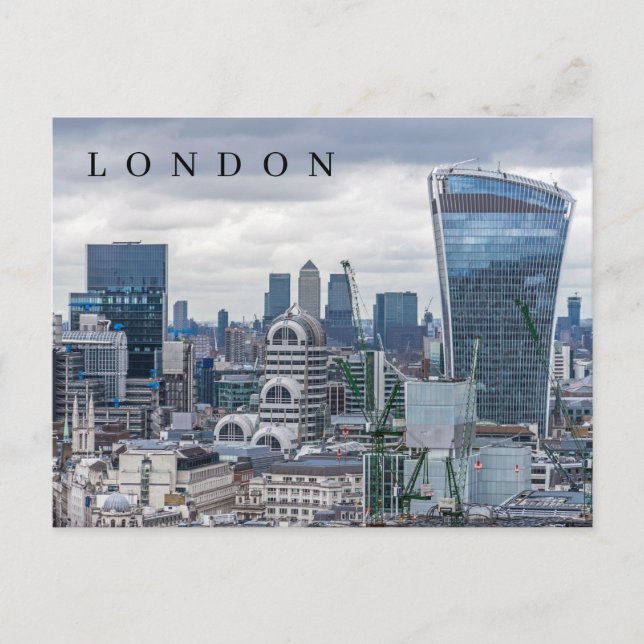 London buildings view postcard (Front)