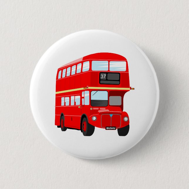 London Bus Button (Front)