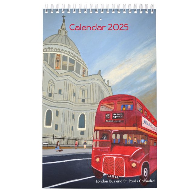 London Bus Calendar 2025 (Cover)