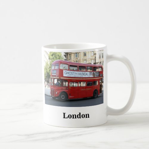 London bus coffee mug