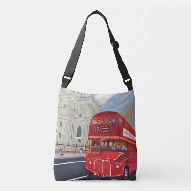 London Bus Crossbody Bag  (Front)
