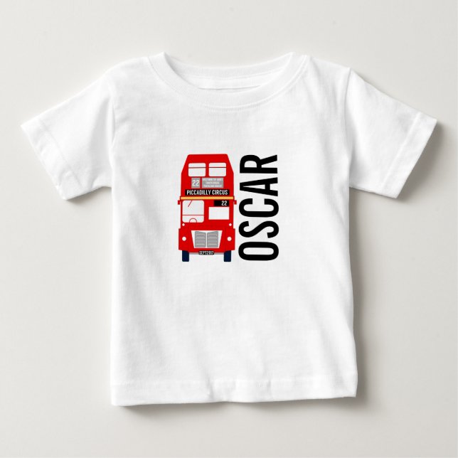 London Bus Gerber Baby Vest Baby T-Shirt (Front)