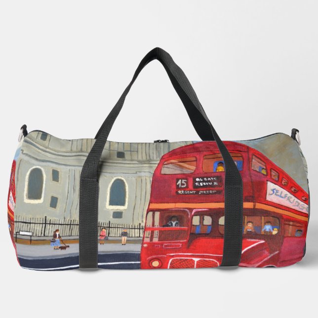 London Bus gym& duffel bag  (Front)