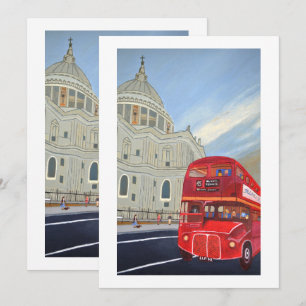 London Bus Invitation 