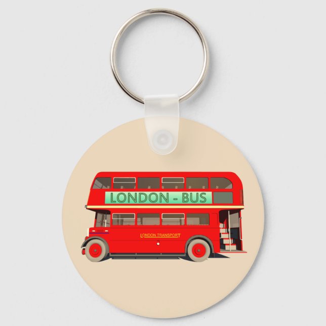 London Bus Keychain (Front)