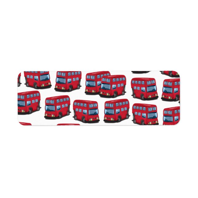 London Bus Label (Front)