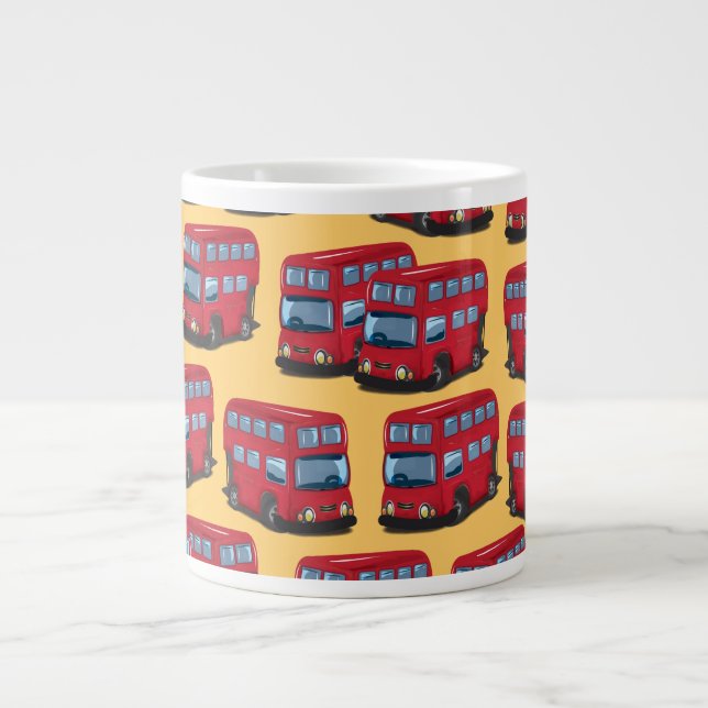 London Bus Large Coffee Mug (Front)