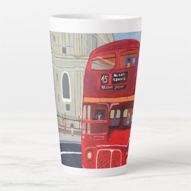 London bus latte mug  (Front)
