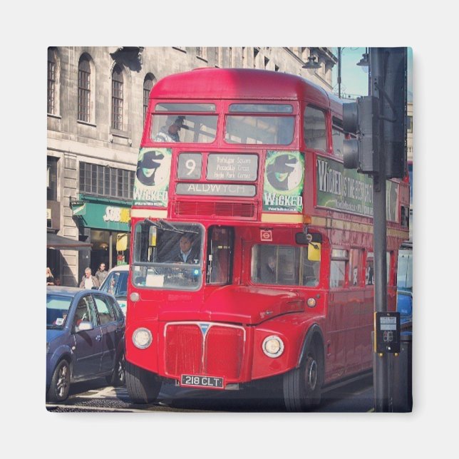 London Bus Magnet (Front)