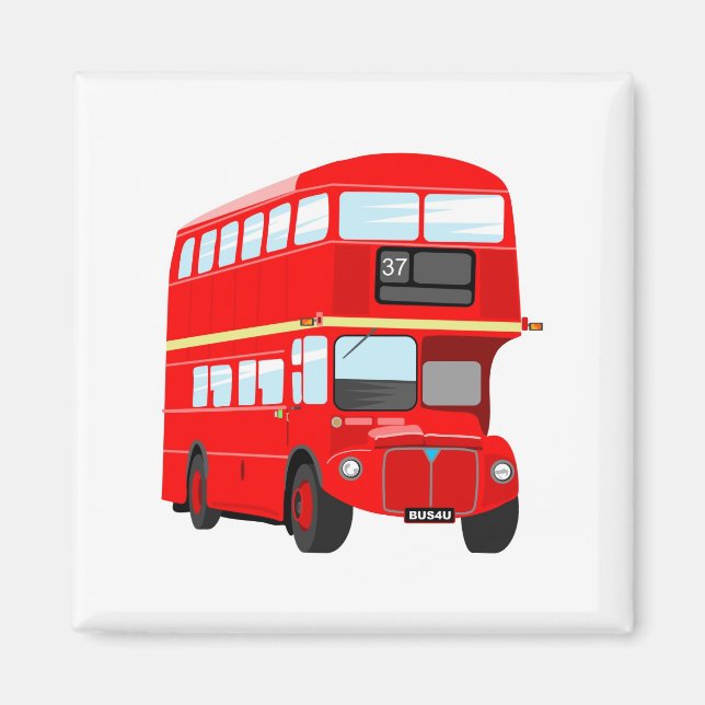 London Bus Magnet (Front)