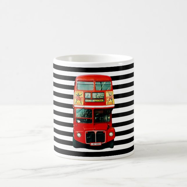 London Bus on a Mug (Center)