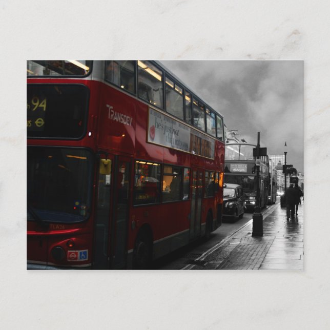 London Bus Postcard (Front)