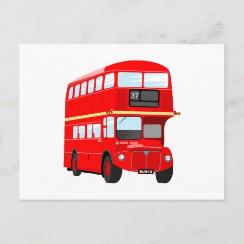 London Bus Postcard