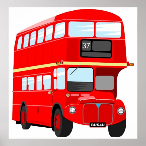 London Bus Poster | Zazzle