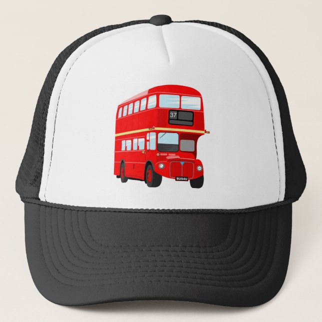 London Bus Trucker Hat (Front)