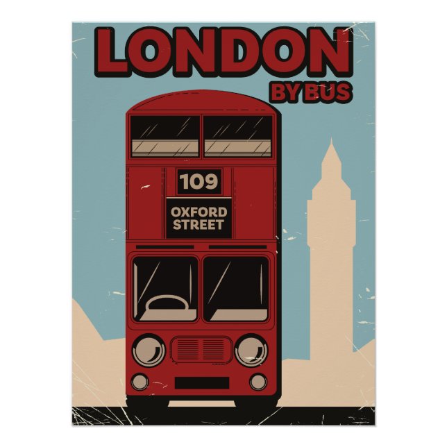 London By Bus Poster (Front)