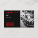 London Cabbies Business Card at Zazzle