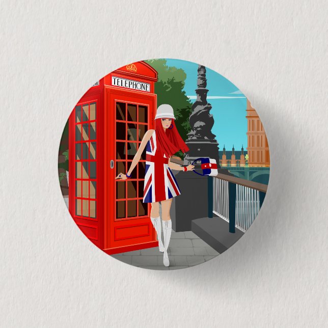 London Calling Button (Front)