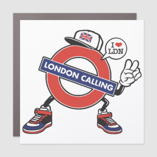 London Calling Car Magnet