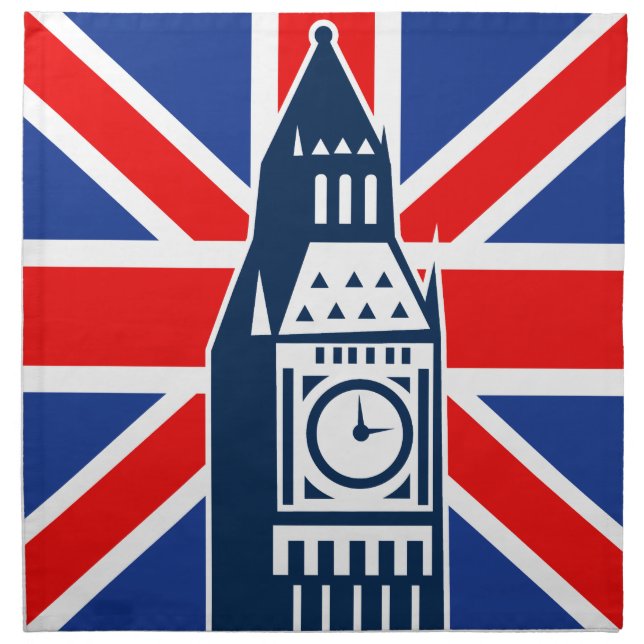 London Calling Cloth Napkin (Front)