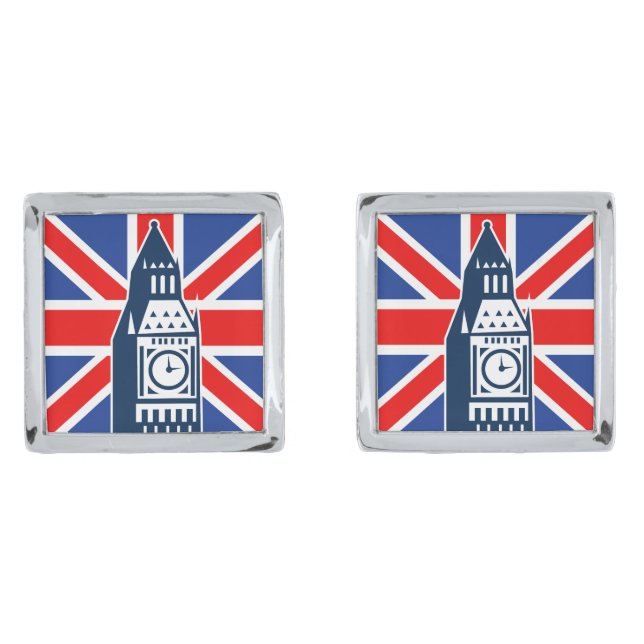 London Calling Cufflinks (Front)