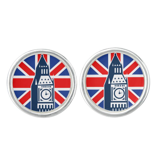 London Calling Cufflinks (Front)