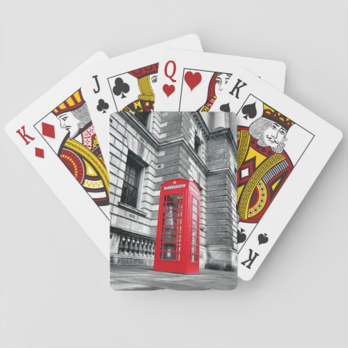 London Calling _ Red Phone Box _ Playing Cards