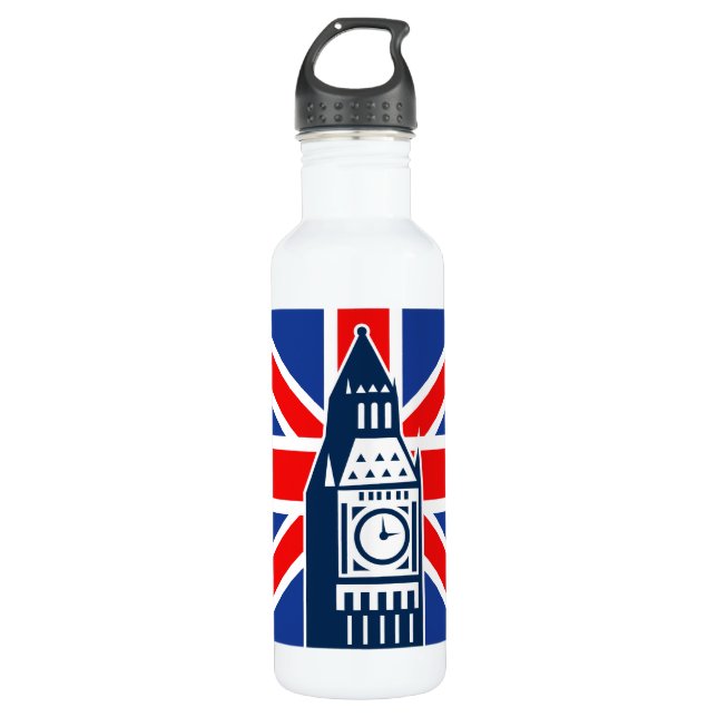 London Calling Stainless Steel Water Bottle (Front)