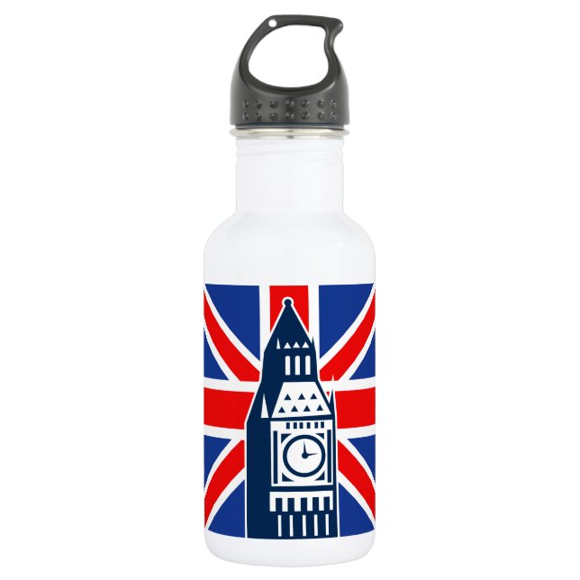 London Calling Stainless Steel Water Bottle (Front)