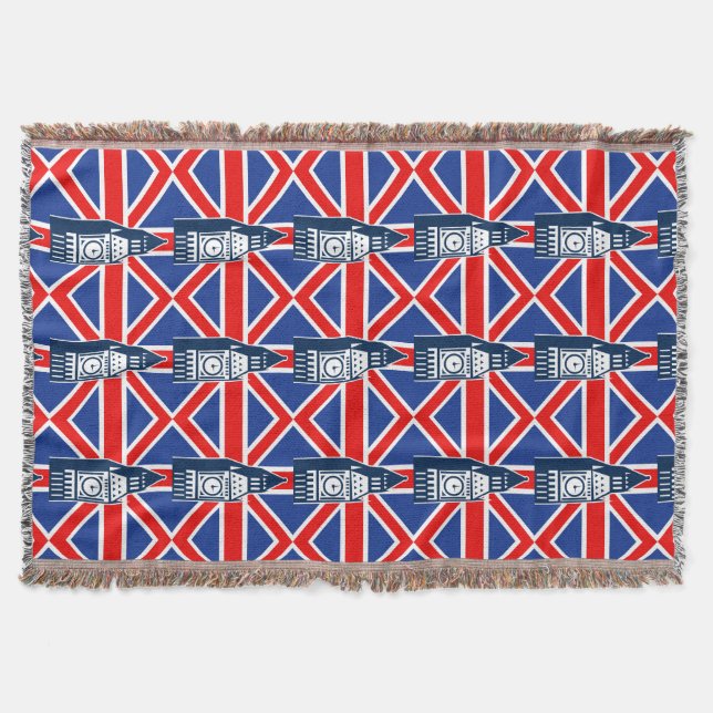 London Calling Throw Blanket (Front)