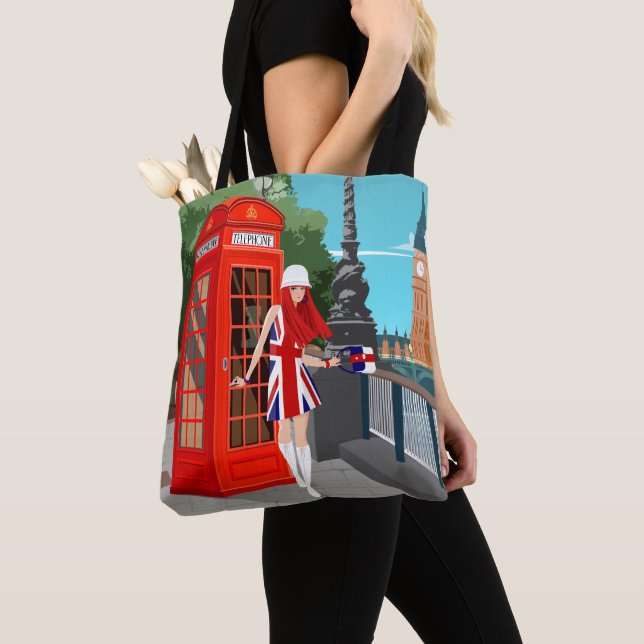 London Calling Tote Bag (Close Up)
