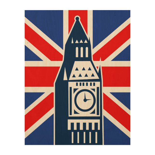 London Calling Wood Wall Decor (Front)