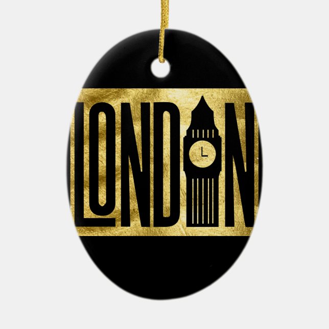 LONDON CERAMIC ORNAMENT (Front)