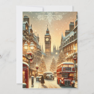 London Christmas Card – London Festive Scene
