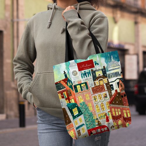 London Christmas city  Tote Bag