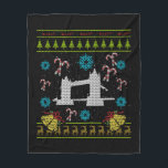London Christmas Ugly Sweater United Kingdom Shirt Fleece Blanket<br><div class="desc">London Christmas Ugly Sweater United Kingdom Shirt</div>