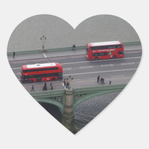 London City Busses  Heart Sticker