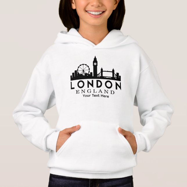 London City Landmark Travel Design Hoodie (Front)