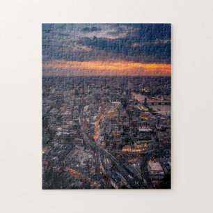 London City Night Photography Scenic Puzzles Big