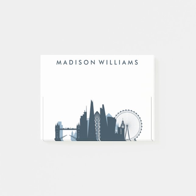 London City Skyline Post-it Notes (Front)