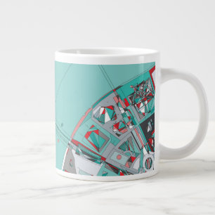 London City Structure Map Giant Coffee Mug