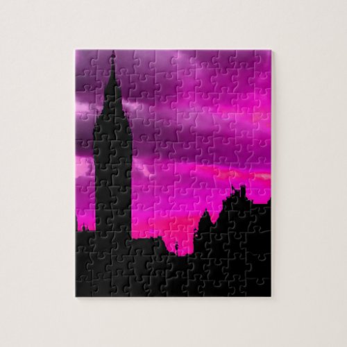 London City Sunset Jigsaw Puzzle