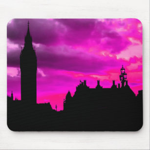London City Sunset Panorama UK Travel Mouse Pad