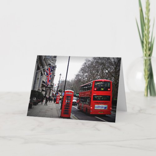 London cityscape photograph card