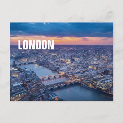 London Cityscape Postcard