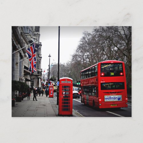 London cityscape postcard